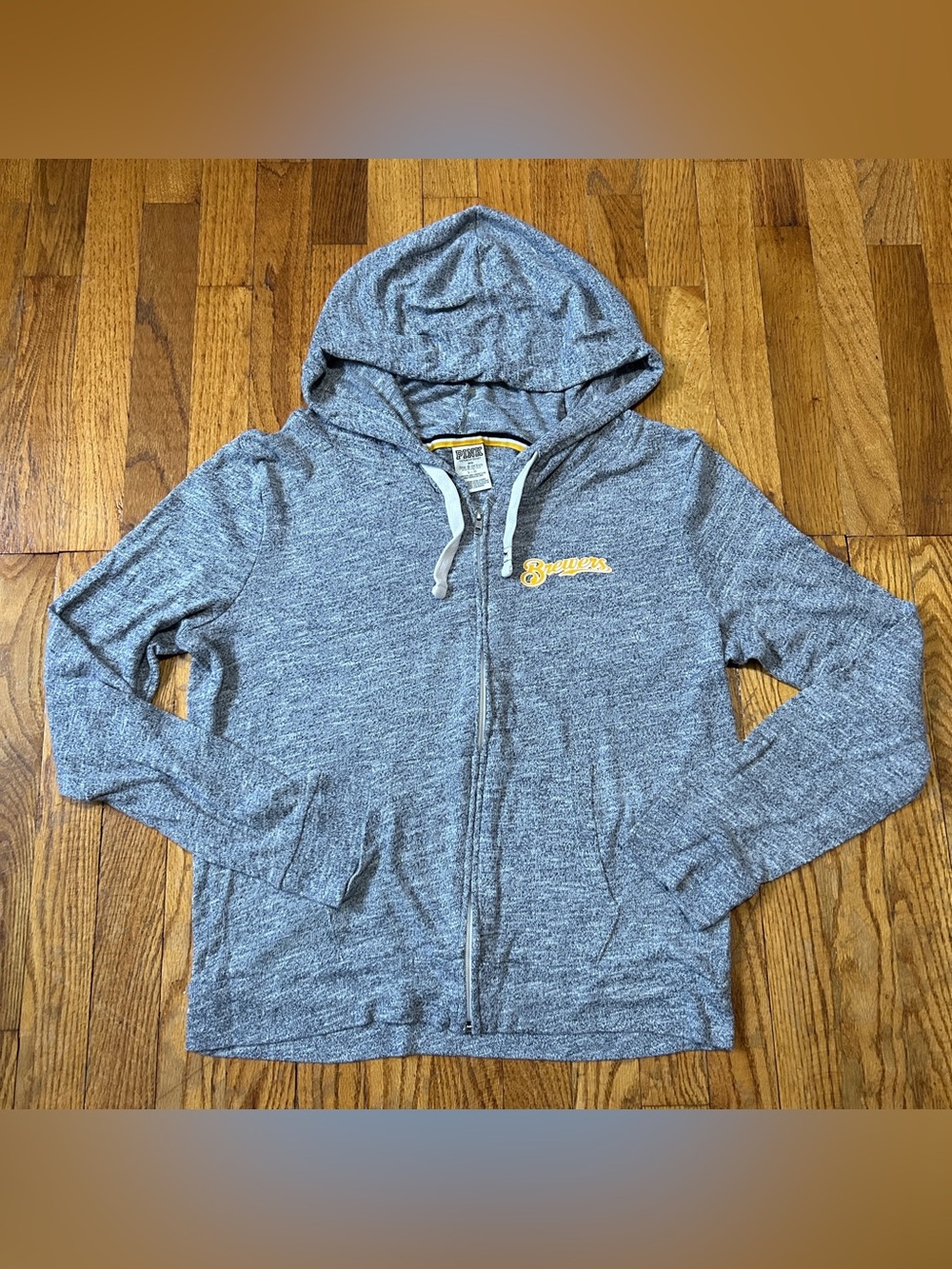 Victoria's Secret PINK Milwaukee Brewers Full-Zip Hoodie – Size L